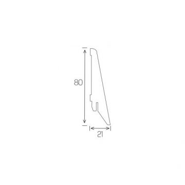 Plinta Mdf M80 Mahon Sapeli