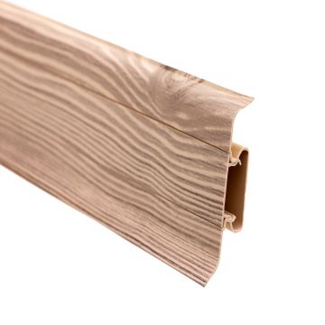 Plinta parchet, cu canal cablu, PVC, oliv 3131, 2500 x 52 x 22.5 mm