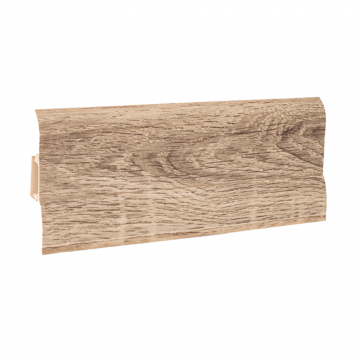 Plinta parchet Perfecta 205, PVC, wood Spinel oak, 2500 x 62 x 23 mm