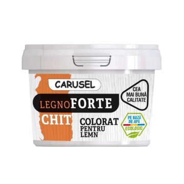 Chit pentru lemn si parchet, Carusel, mahon, 0,8 kg