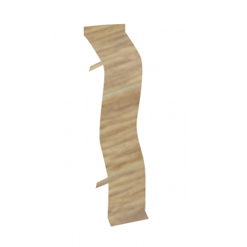 Conector plinta Prexa K4  stejar inchis