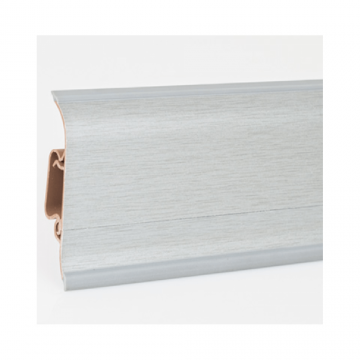 Plinta Korner LP55 2500 x 60 x 22 mm PVC gri deschis