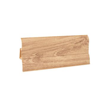 Plinta Korner LP62 2500 x 62 x 23 mm PVC stejar lutea