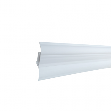 Plinta PVC parchet laminat Korner LP52  2500 x 52 x 26 mm  alb