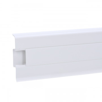 Plinta PVC parchet laminat Korner Siena 80  2500 x 80 x 20 mm  alb