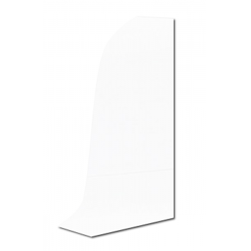 Terminatie dreapta plinta Korner LP55  alb