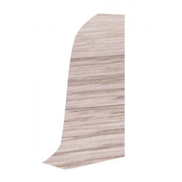 Terminatie dreapta plinta Korner LP52  stejar alb