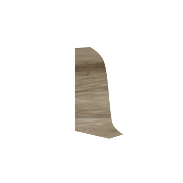 Terminatie stanga plinta Korner LP62  stejar satin