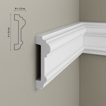 Brau decorativ din polimer rigid B13 - 8.7x2.9x200 Elegance Decor