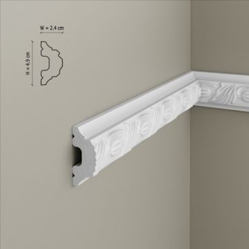 Brau decorativ din polimer rigid B9 - 4.9x2.4x200 Elegance Decor