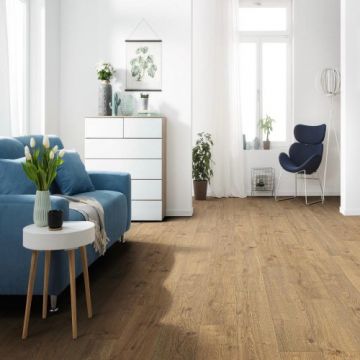 Parchet laminat Haro Tritty 100 Silent Pro Plack One Strip 4V Oak Portland Nature, 19.3x128.2 cm