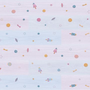 Parchet laminat VarioClic Kids Cosmos  8 mm  clasa 32  AC4  multicolor