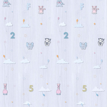 Parchet laminat VarioClic Kids Zoo  8 mm  clasa 32  AC4  multicolor