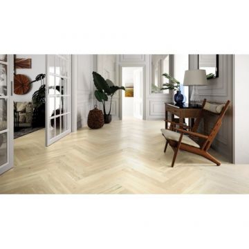 Parchet Triplu Stratificat Barlinek, Bianco Herringbone 130-Classico Line