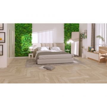 Parchet triplu stratificat Barlinek, Stejar Balos Herringbone 130-Classico Line