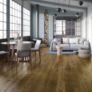 Parchet triplu stratificat Barlinek Stejar Bonet Grande Pure Line