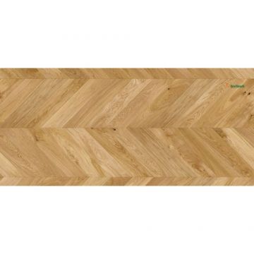 Parchet triplu Stratificat -Barlinek-Stejar Bright Chevron  -Pure Classico line