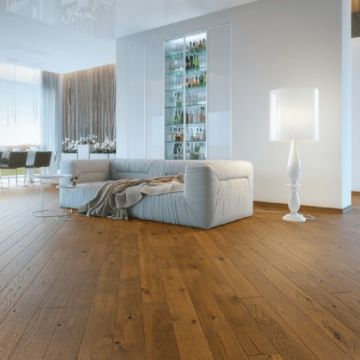 Parchet triplu stratificat Barlinek Stejar Brown Sugar Scurt