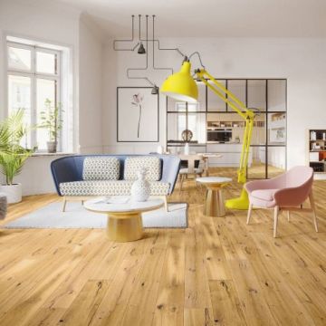 Parchet triplu stratificat Barlinek Stejar Madeira Medio Pure Vintage Line