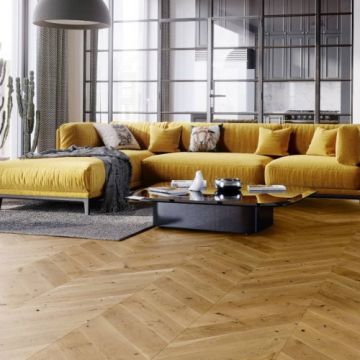 Parchet Triplu Stratificat Barlinek Stejar Mainland Chevron 130 Pure Classico Line