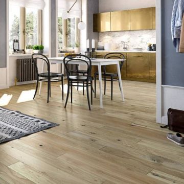 Parchet triplu stratificat Barlinek Stejar Mont Blanc Medio Pure Line