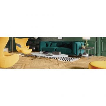Parchet Triplu Stratificat - Barlinek - Stejar Ramsey Herringbone 110 - Pure Classico Line