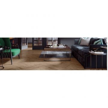 Parchet Triplu Stratificat - Barlinek - Stejar Serene Herringbone 110 - Pure Classico Line
