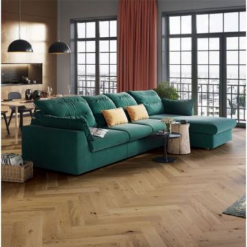 Parchet Triplu Stratificat - Barlinek - Stejar Toffee Herringbone 130 - Pure Classico Line