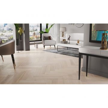Parchet triplu stratificat Barlinek Stejar Trivor Herringbone 130-Classico Line