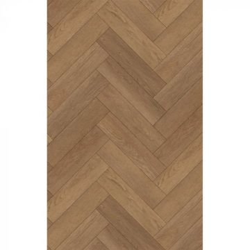 Pardoseala SPC Heringbone Val Oak 206 4+1 mm, 1,8 mp   cutie, maro