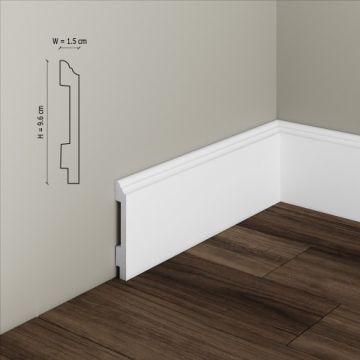 Plinta Duropolimer S18 9.5x1.4x200 Elegance Decor