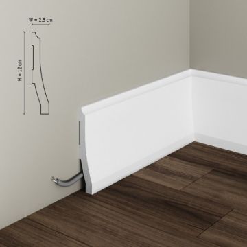 Plinta Duropolimer S21- 12x2.5x200 Elegance Decor