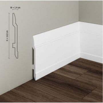 Plinta duropolimer S24 14.8x1.4x200 Elegance Decor