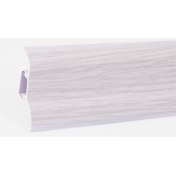 Plinta Korner LP52 2500 x 52 x 26 mm PVC gri argintiu