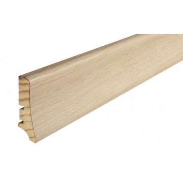 Plinta lemn Barlinek P20 Stejar Uleiat Alb Mat, 10 buc