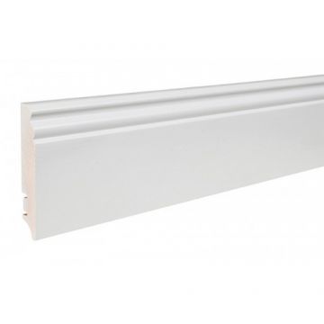 Plinta lemn Barlinek P9H Alb Lacuit, 10 buc