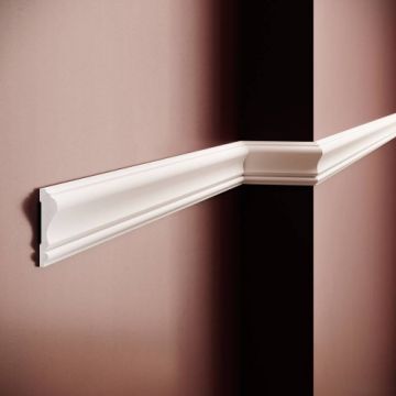 Brau decorativ Elegance Decor din polimer rigid B11, 6.6x1.6x200 cm - Dimensiune 6.6x1.6x200 cm