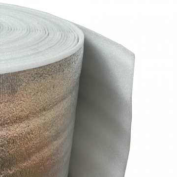 Folie PEE cu aluminiu pentru izolatie parchet  5 mm  50 mp/rola