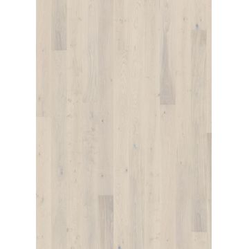 Parchet Kahrs Lux Sky stejar lacuit ultra mat periat micro bizotat semi-transparent alb 1-strip 2420x187x15 mm 151N8AEKB4KW240
