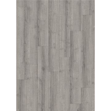 Parchet laminat 8 mm Egger Nature Sense Aqua Stejar Sherman gri deschis EL2406, nuanta medie, clasa de trafic 32, Aqua Click it!, 1292 x 193 mm
