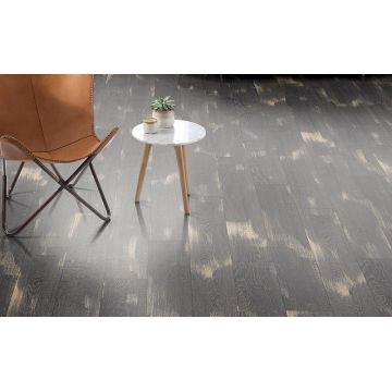 Parchet laminat Egger Pro, Stejar Halford negru, EPL042AQ, 8mm, 1.29 x 0.193m, Egger