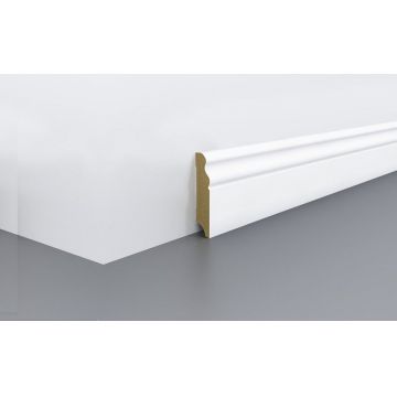 Plinta Mdf Hamburg, alba, 240 x 1.8 x 10 cm, P100.01, Egger