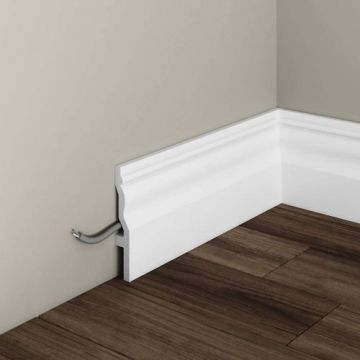 Plinta polimer rigid Elegance Decor S19, 11x1.9x200 cm - Dimensiune 11x200 cm