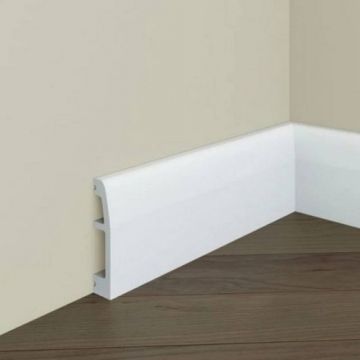 Plinta polimer rigid Elegance Decor S2, 6.9x1.5x200 cm - Dimensiune 6.9x200 cm