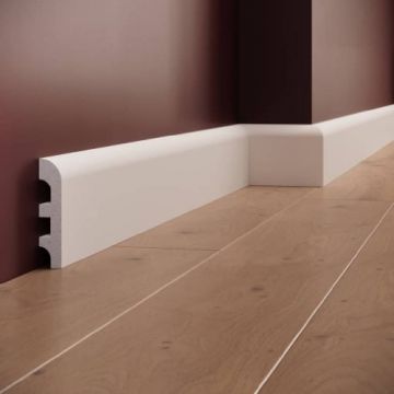 Plinta polimer rigid Elegance Decor S7, 9.8x1.9x200 cm - Dimensiune 9.8x200 cm