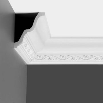 Bagheta de colt ornamentala Dunin COB-081, 2 buc, 8x8.5x200 cm - Dimensiune 8x200 cm