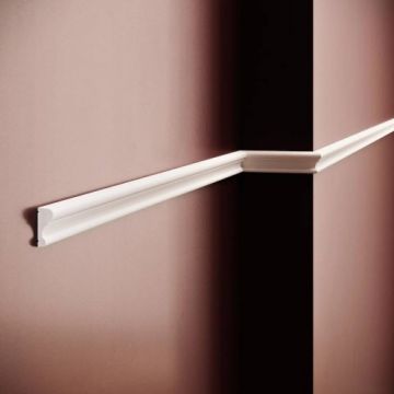 Brau decorativ Elegance Decor din polimer rigid B26, 3.3x1.4x200 cm - Dimensiune 3.3x200 cm
