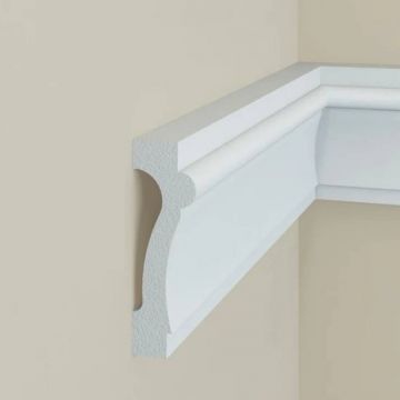 Brau decorativ Elegance Decor din polimer rigid B6, 7.3x2.2x200 cm - Dimensiune 7.3x200 cm
