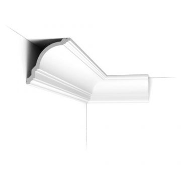 Cornisa decorativa din polimer rigid Orac CX106, 11.7x11.8x200 cm - Dimensiune 11.7x200 cm
