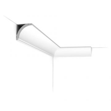 Cornisa decorativa din polimer rigid Orac CX109, 4.4x4.4x200 cm - Dimensiune 4.4x200 cm